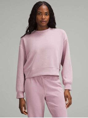 Lululemon softstreme perfectly oversized cropped crew